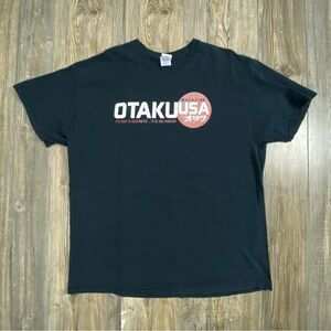 OTAKU MAGAZINE USA  XL SHIRT ANIME MANGA LOGO VIDEO GAMES POP CULTURE COMPUTERS